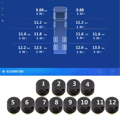 External Tire Pressure Sensors For Trucks