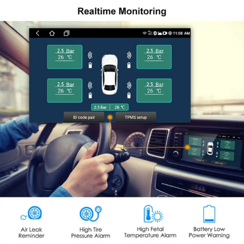 External Tire Pressure Sensors For Trucks