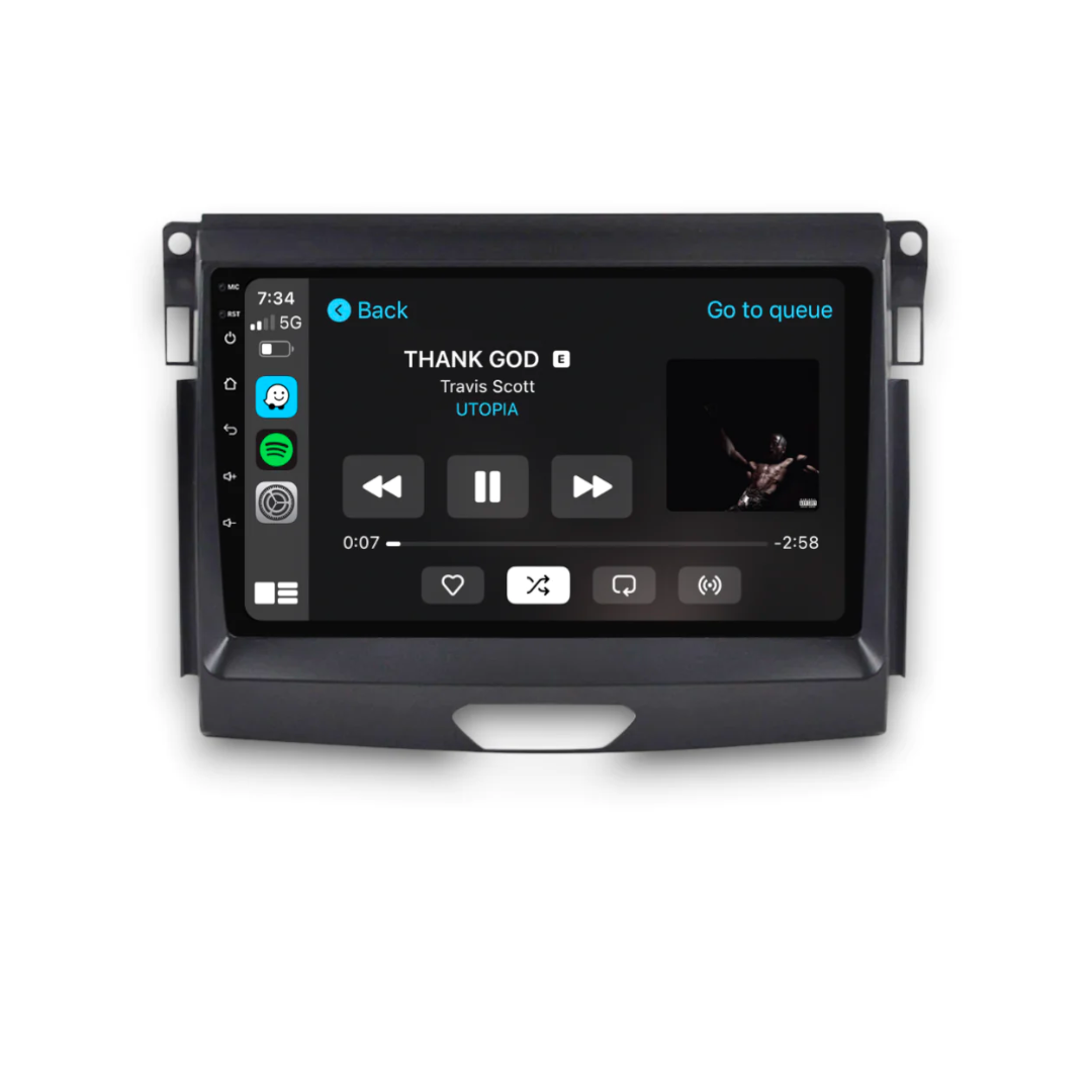 FORD RANGER (2015 - 2022) Head Unit With Wireless CarPlay & Android Auto