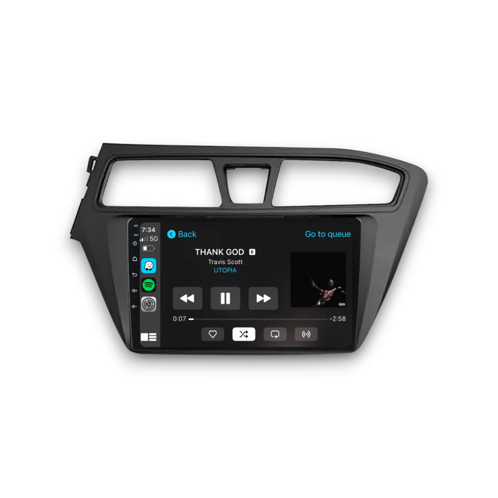 HYUNDAI I20 (2016 - 2017) Head Unit With Wireless CarPlay & Android Auto