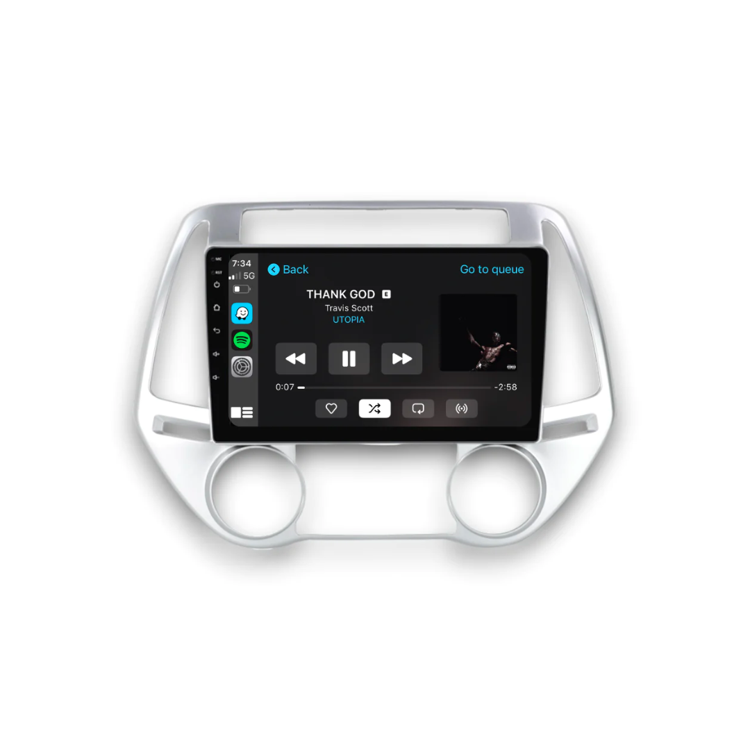 HYUNDAI I20 (2010 - 2015) Head Unit With Wireless CarPlay & Android Auto