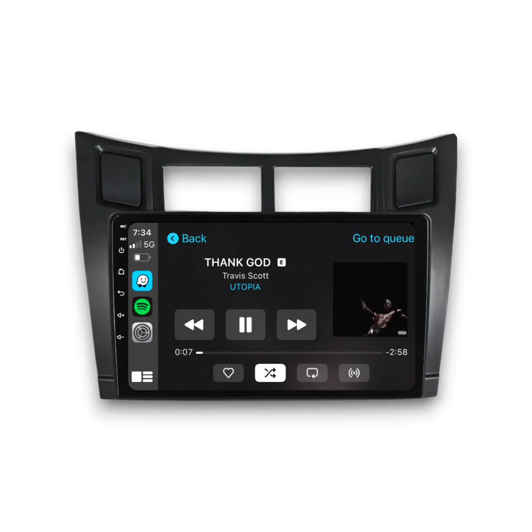 Toyota Yaris (2005 - 2011) Head Unit With Wireless CarPlay & Android Auto