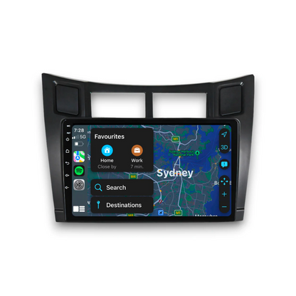 Toyota Yaris (2005 - 2011) Head Unit With Wireless CarPlay & Android Auto