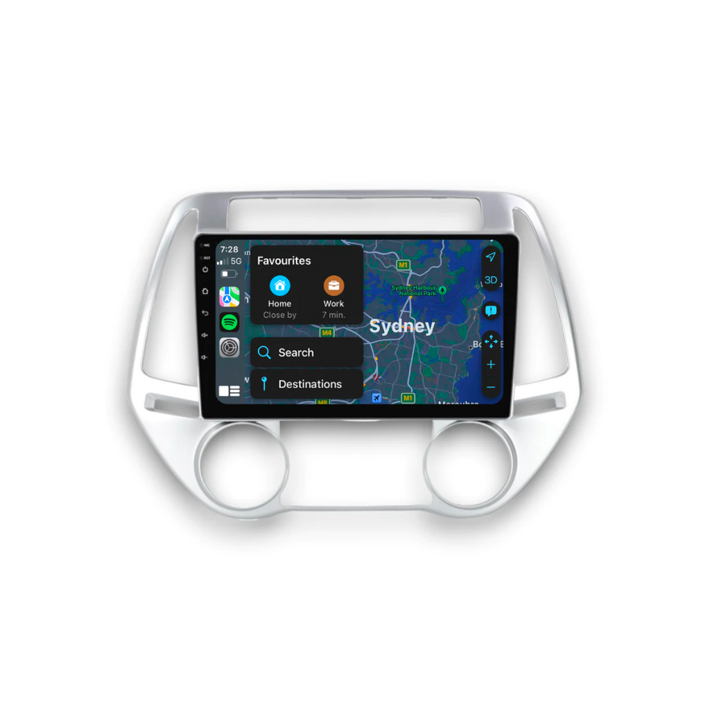 HYUNDAI I20 (2010 - 2015) Head Unit With Wireless CarPlay & Android Auto