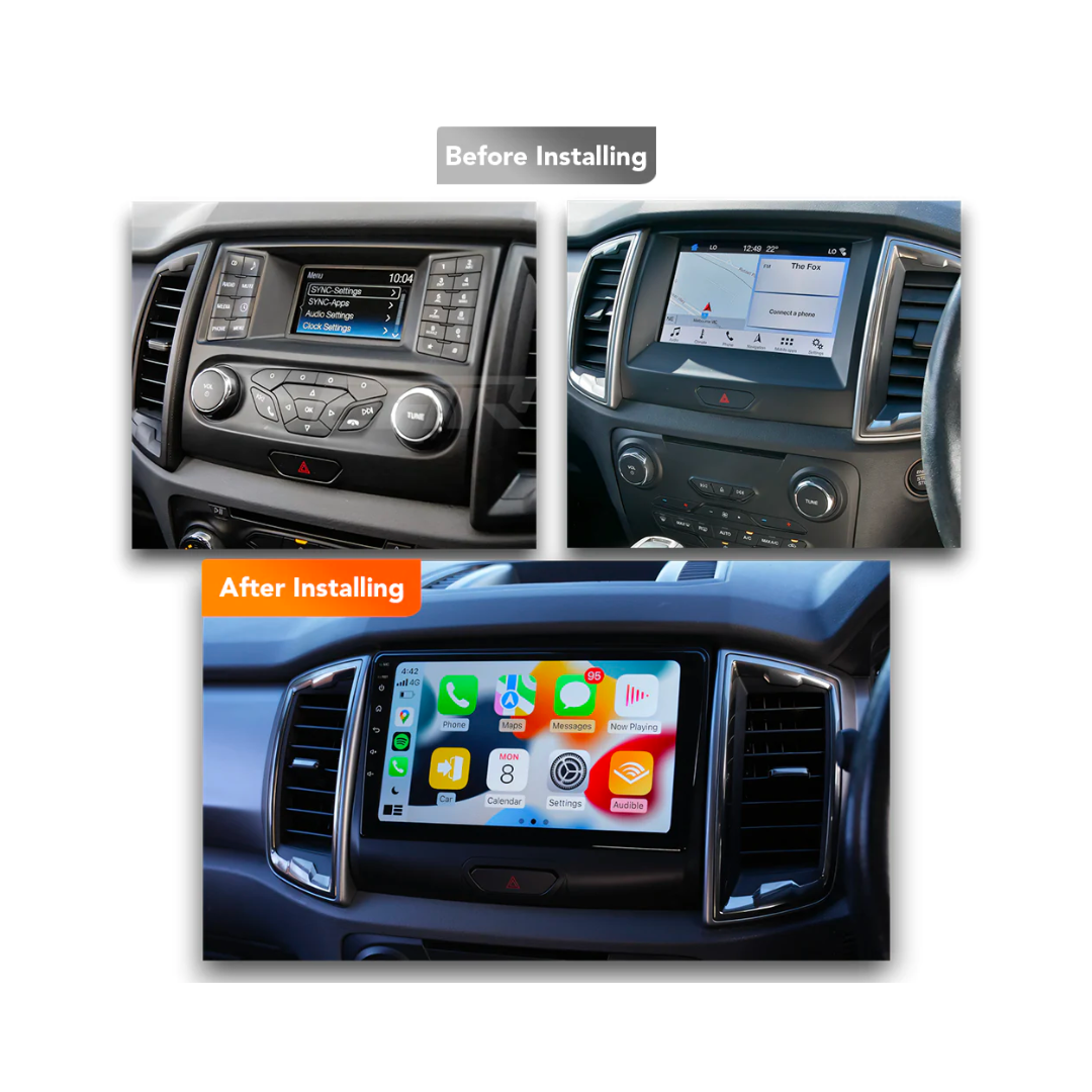 FORD RANGER (2015 - 2022) Head Unit With Wireless CarPlay & Android Auto