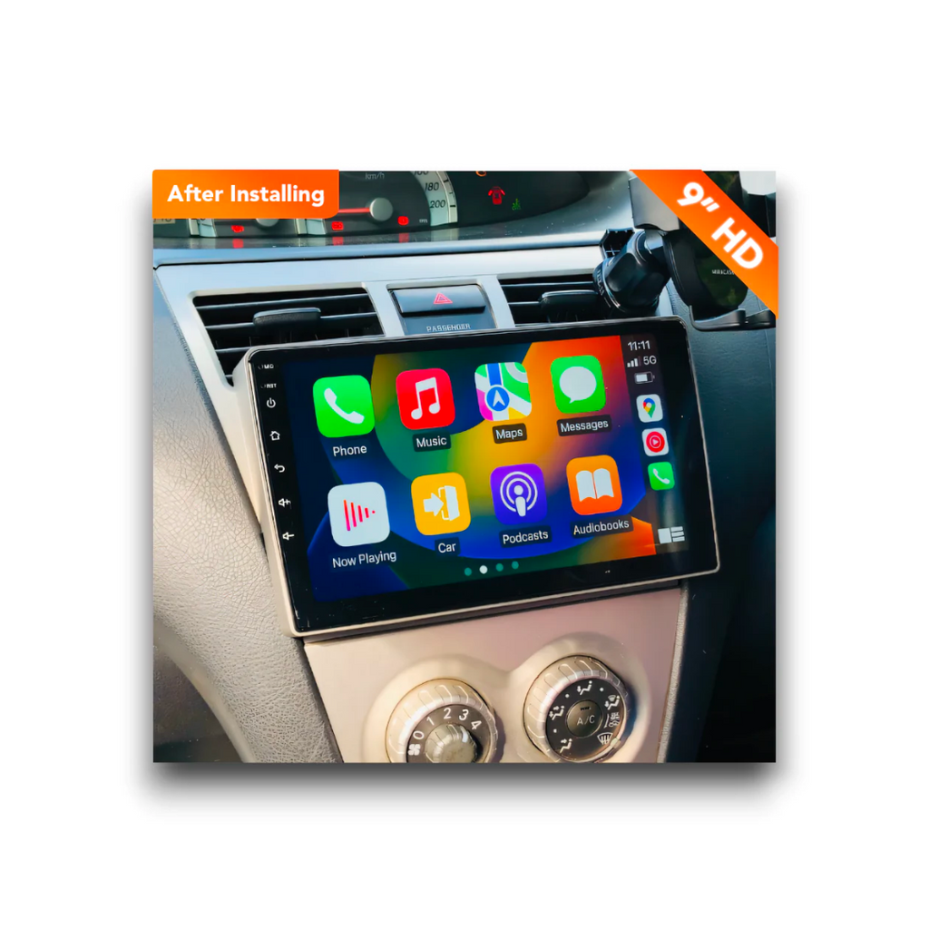 Toyota Yaris (2005 - 2011) Head Unit With Wireless CarPlay & Android Auto