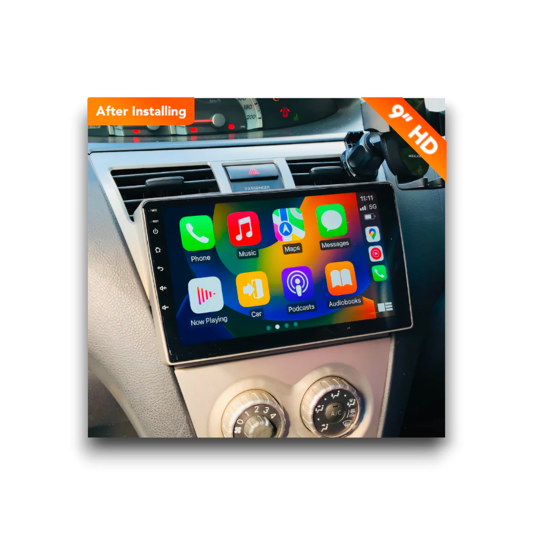 Toyota Yaris (2005 - 2011) Head Unit With Wireless CarPlay & Android Auto